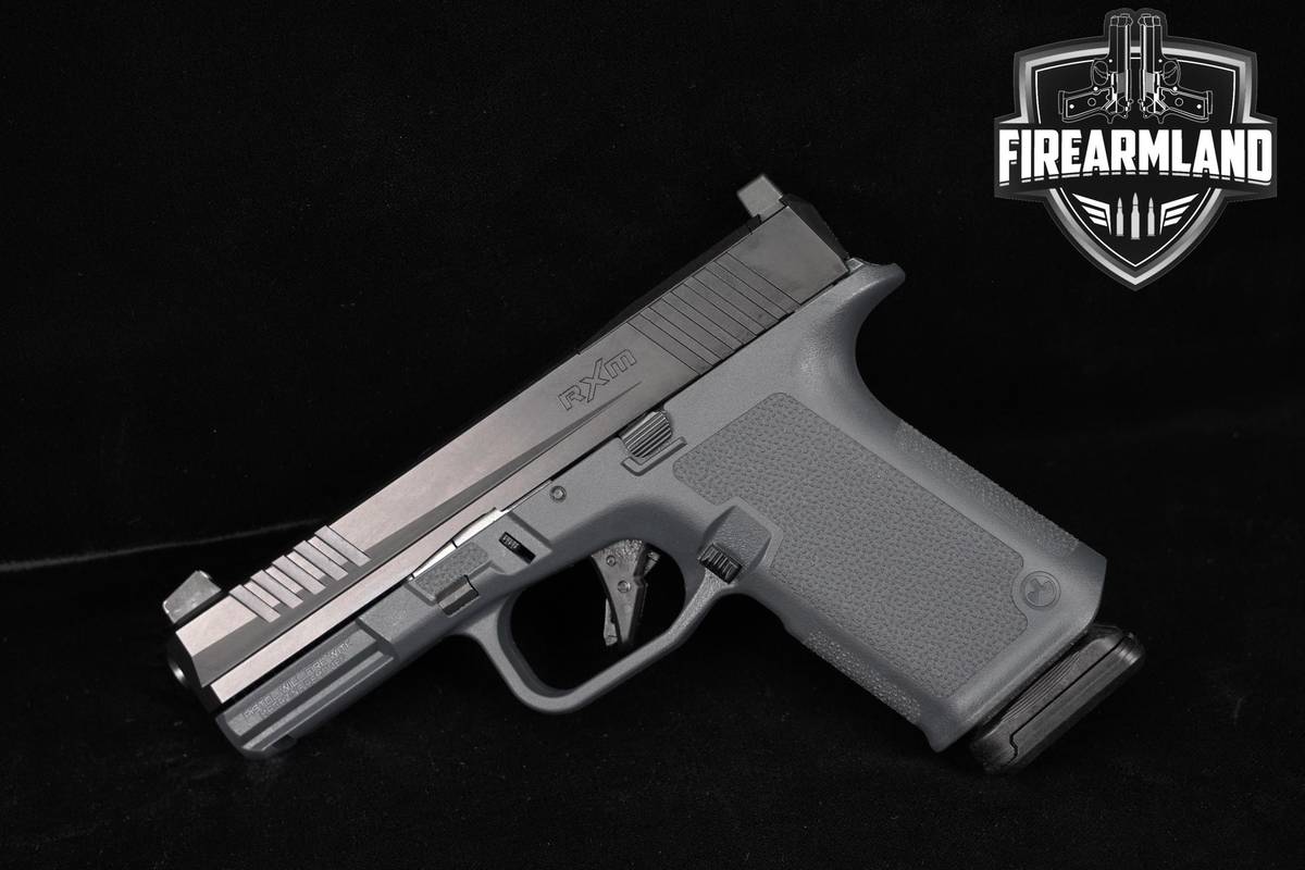 Ruger RXM 9mm 4 Two-Tone Black & Stealth Gray Pistol +2 MAGS & ORIG CASE