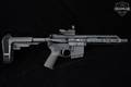 Palmetto State Armory (PSA) PA-15 Braced pistol configuration .223 Wylde Matte in Very Good Condition Image 3