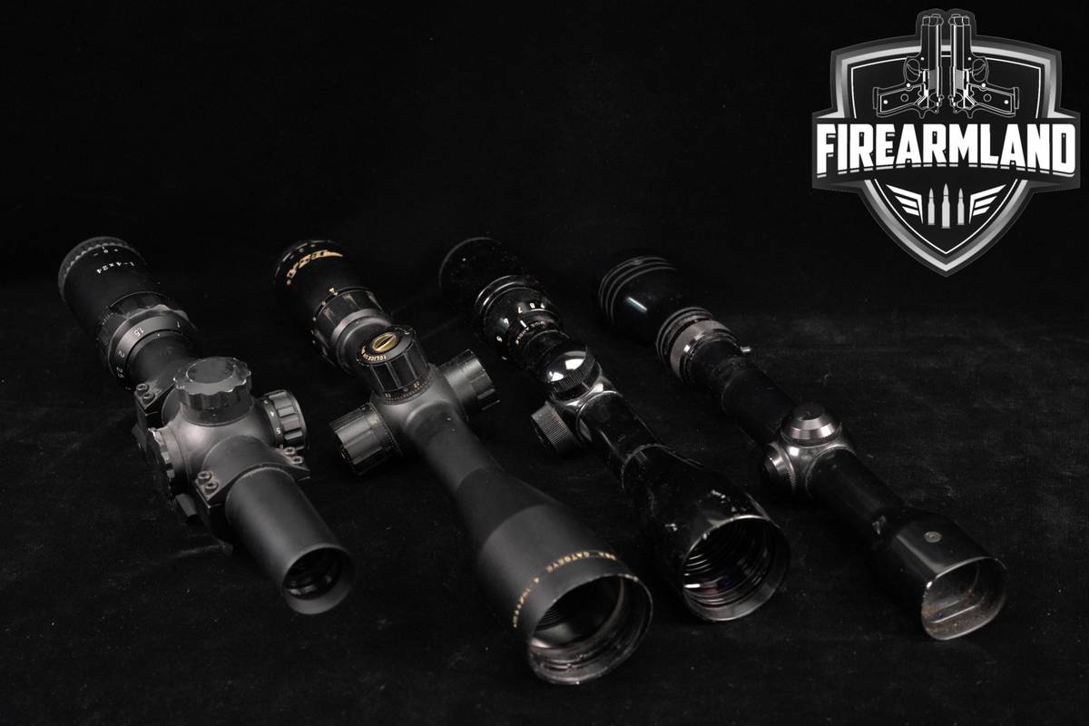 Four Scope Lot 4 Pack Redfield Bushnell Primary Arms BSA Riflescope Scopes