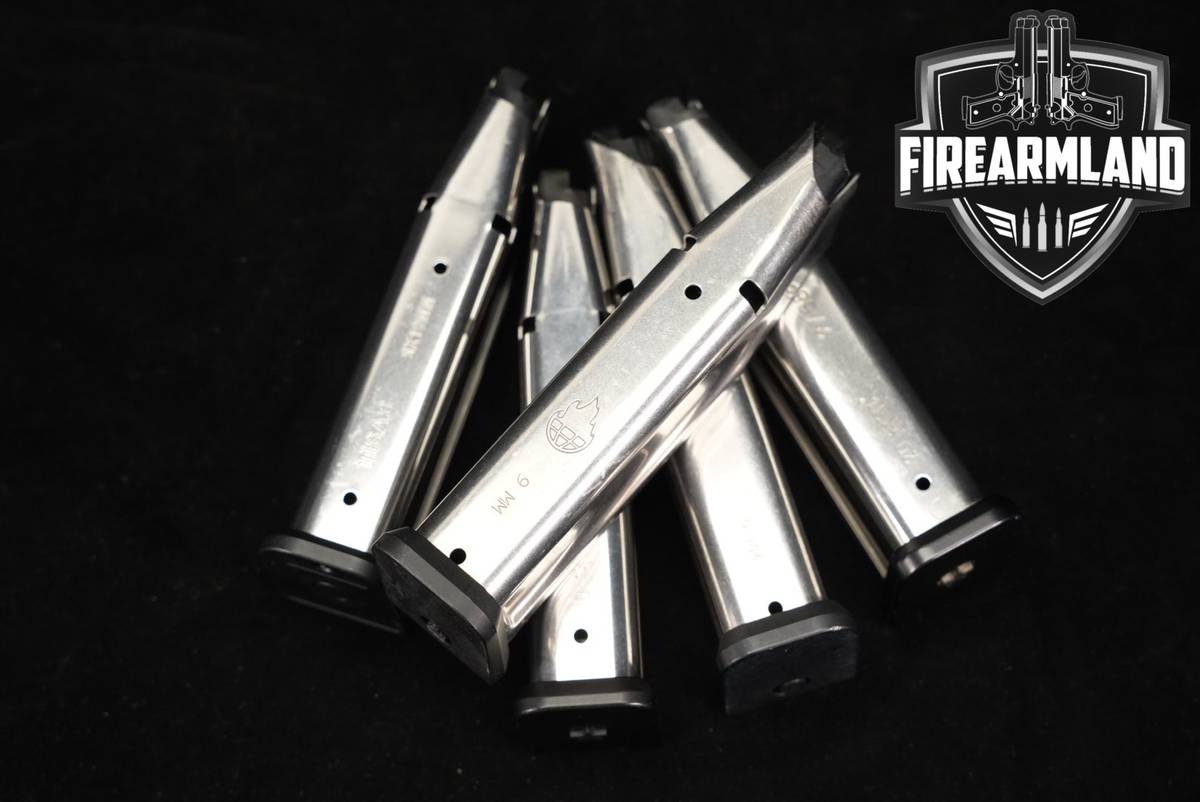 FIVE (5) 2011 DS 1911 Magazines 9mm Luger STI SVI Mags