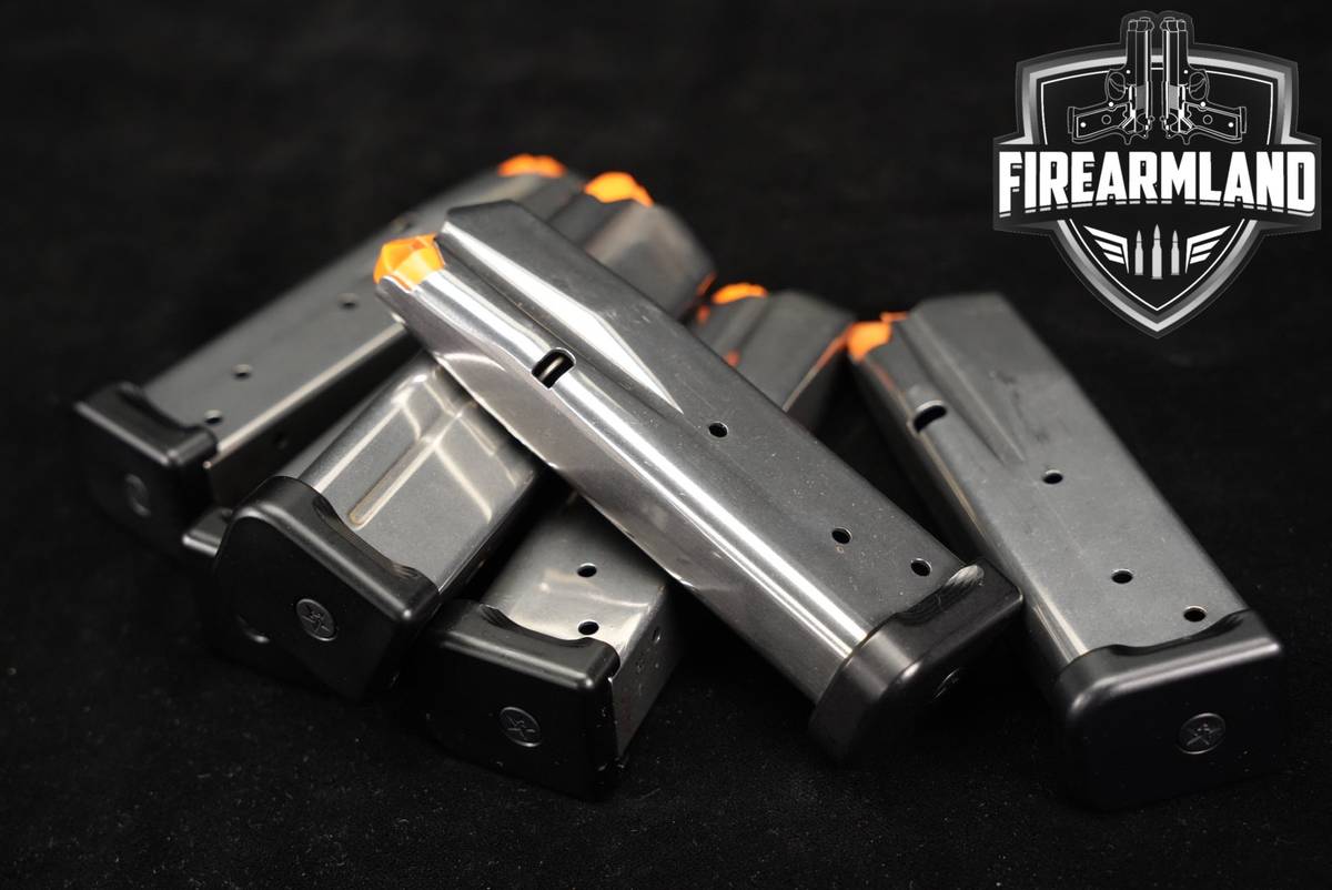 SIX (6) Staccato (STI) C/ CS 2011 DS 1911 16-Rd Magazines 9mm Luger C2 Mags