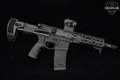 Daniel Defense DDM4 PDW .300 AAC Blackout (7.62x35mm) Black in Very Good Condition Image 3