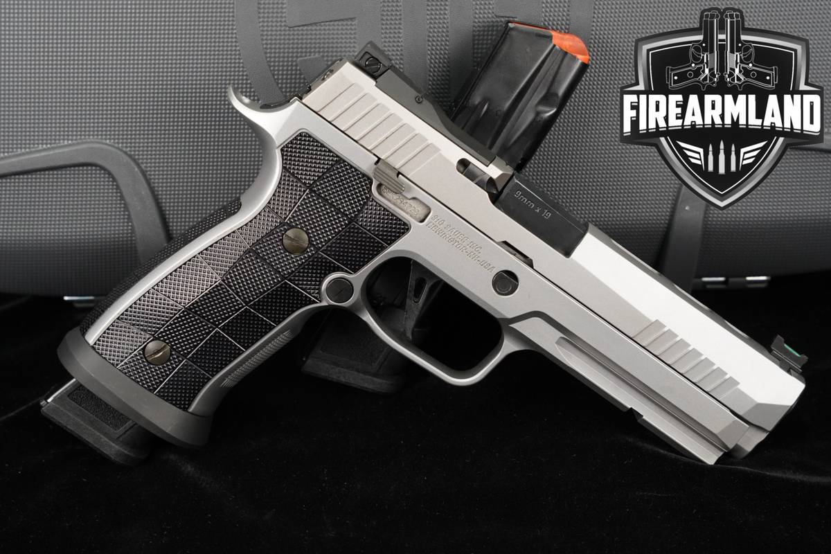 Sig Sauer P320 X-Five SXG 9mm Optics-Ready 5" P-320 +2 MAGS & ORIG CASE