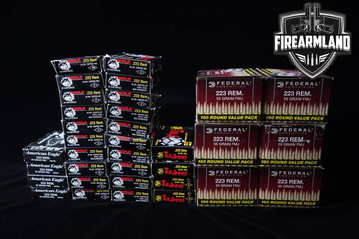 223 Remington Ammo 223-Rem Ammo 1160 ROUNDS