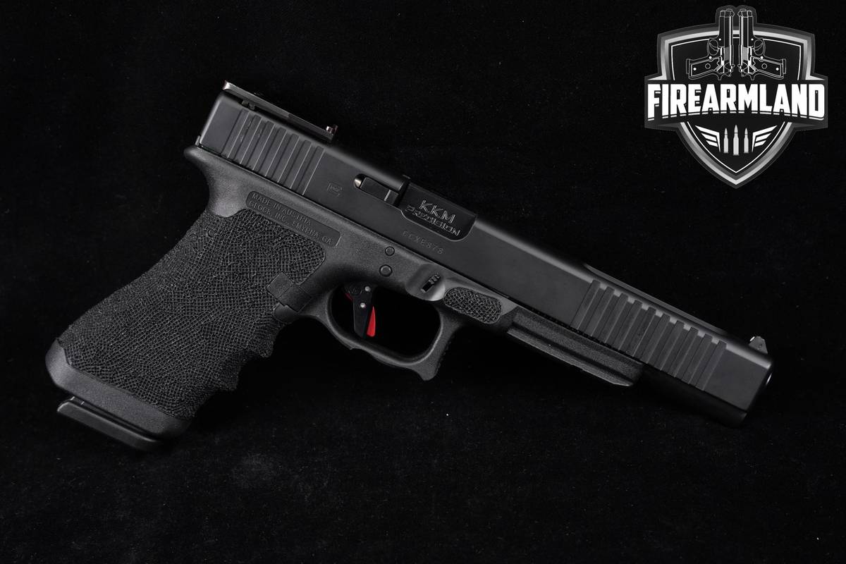 CUSTOM Glock 17L Gen3 9mm G17L G17 17 +2 MAGS, OG CASE, KKM, TIMNEY TRIGGER