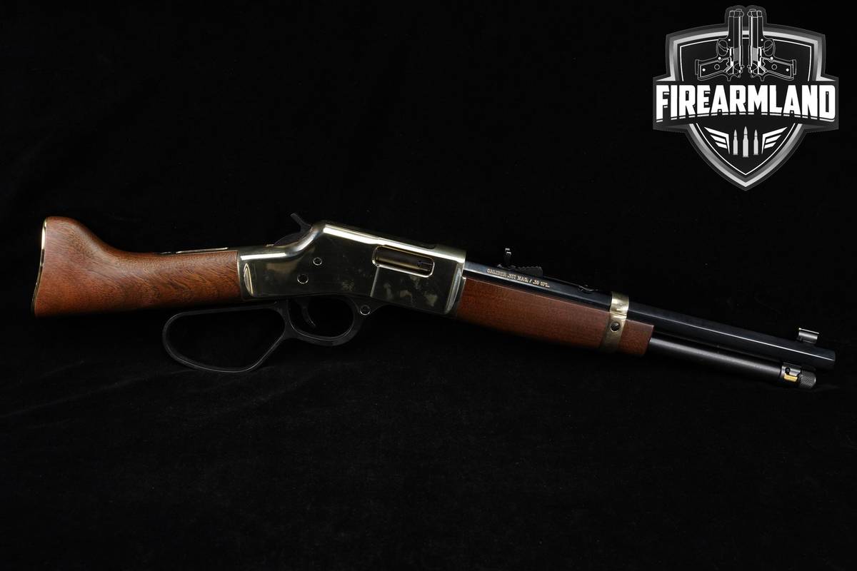 Henry Big Boy Mare's Leg 357 Magnum 12.9" Polished Brass & Walnut OCTAGONAL