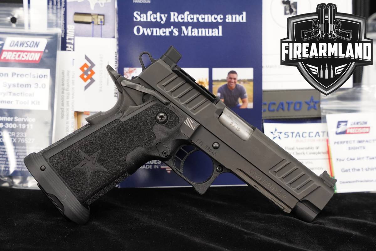 MINT Staccato P DPO Optics-Ready 9mm 4.4" STI 1911 2011 +ORIG CASE