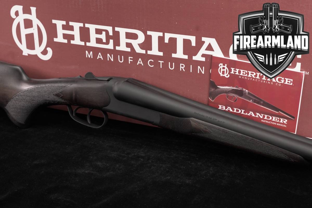Heritage Manufacturing Badlander 12-Gauge 18.5 Black & Walnut SxS +ORIG BOX