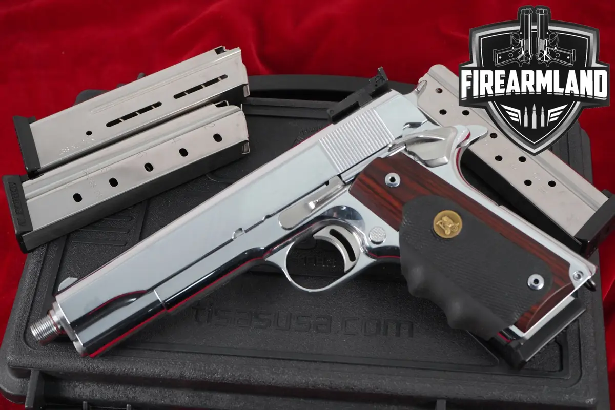 TISAS 1911A1 Regulator 9mm 1911-A1 5.5" THREADED +4 MAGS & ORIG CASE