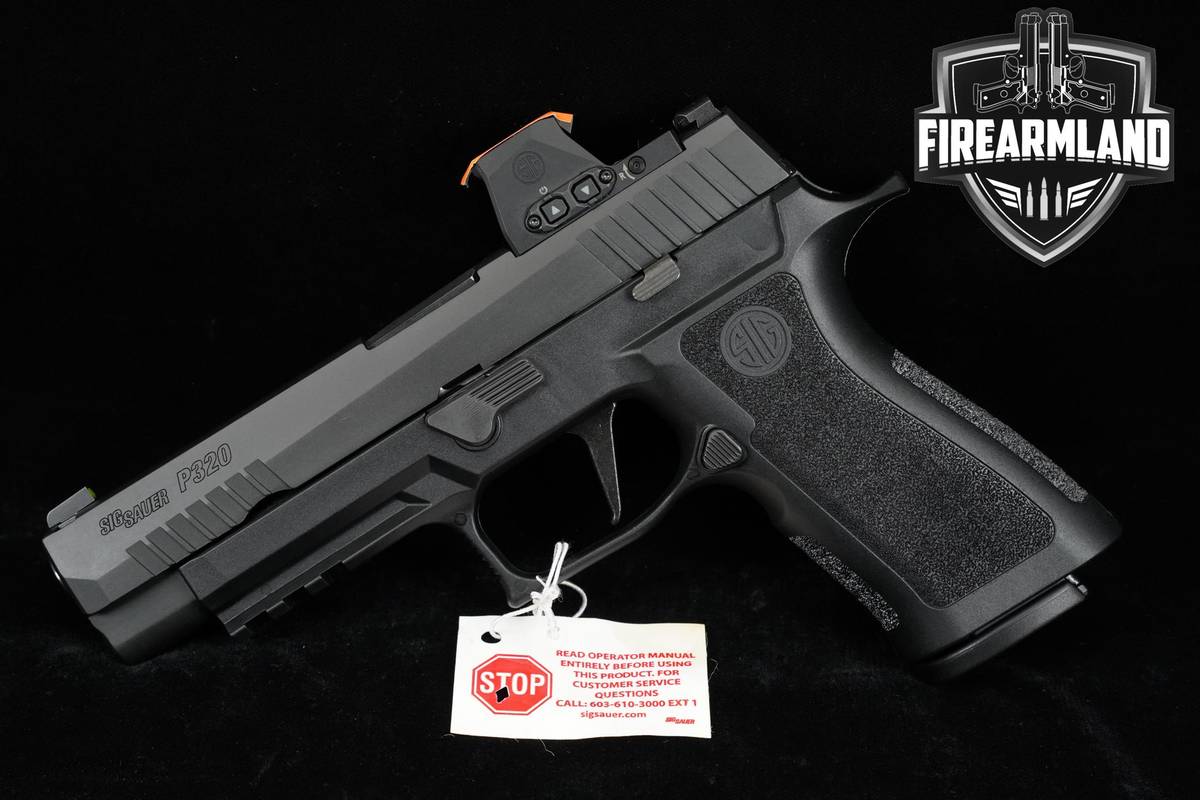 LIKE-NEW Sig Sauer P320 XSeries FULL 9mm 4.7" +3 MAGS, ORIG CASE & ROMEO-X