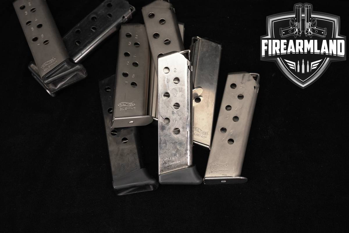 NINE (9) Walther PPK/S 7 Round Magazines .380 ACP PPKS PPK-S Mags