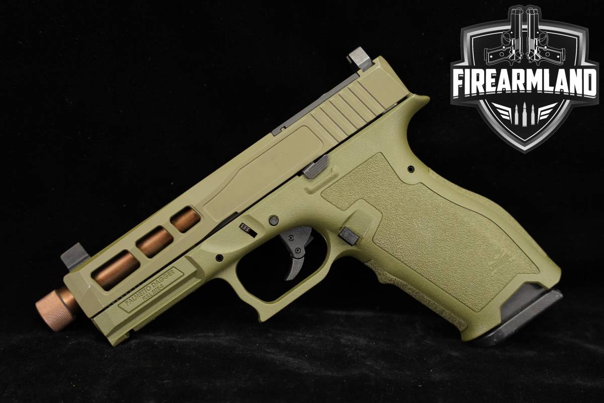 Palmetto State Armory PSA Dagger Full Size Optics-Ready 9mm 4.5" Green