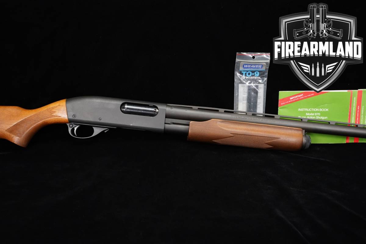 1988 Remington Model 870 Express 12-Gauge 28 Blued & Hardwood 3" VENT-RIB