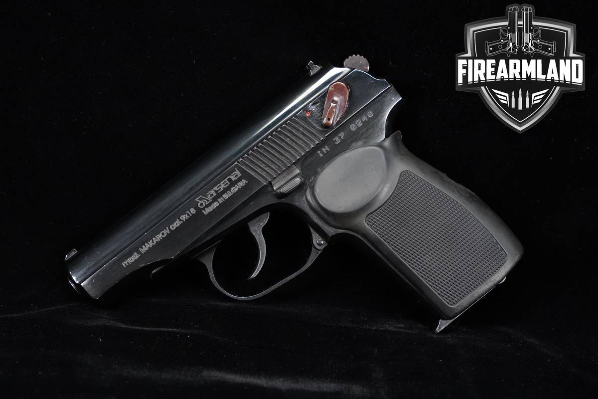 Arsenal Makarov PM 9x18mmMakarov 3.68" Blued Collector Pistol +3 MAGS