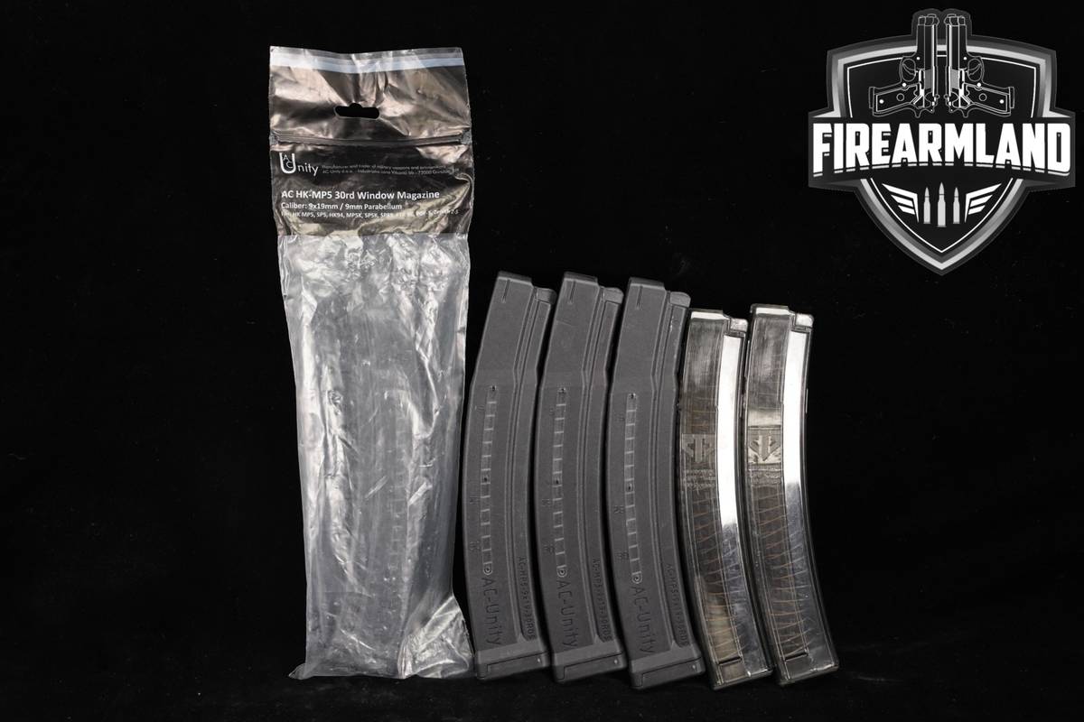 SIX (6) MP5/MP5K Pattern 30-Round Polymer Magazines MP 5 Mags