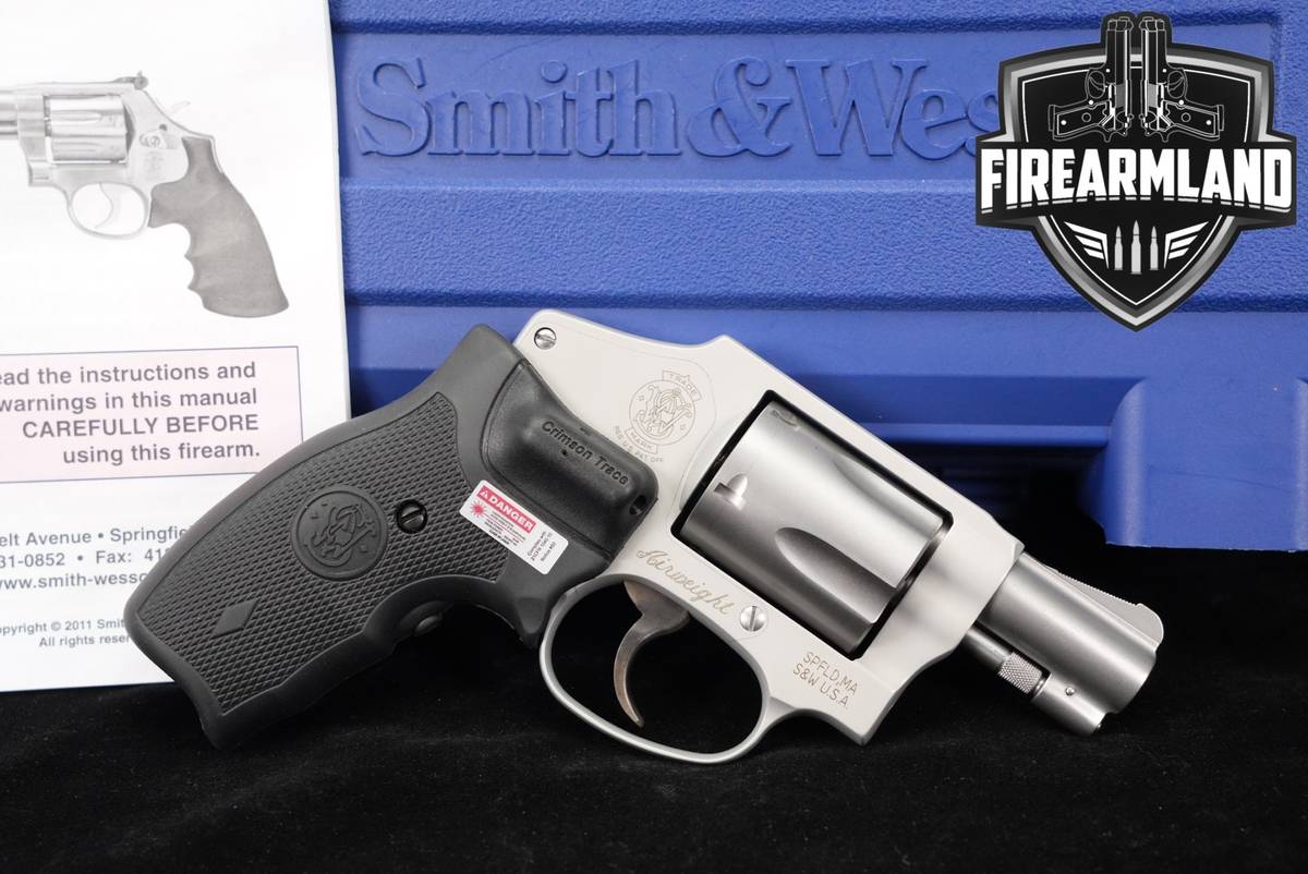 Smith & Wesson Model 642-1 Airweight S&W Crimson Trace LASERGRIPS 1.88"