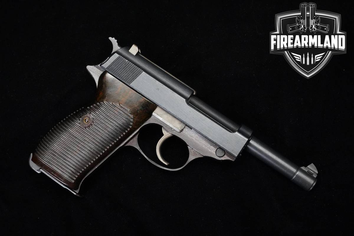 1945 Walther P.38 ac 45 9mm 4.9" Blued Walther P38 P-38 ac45 WWII