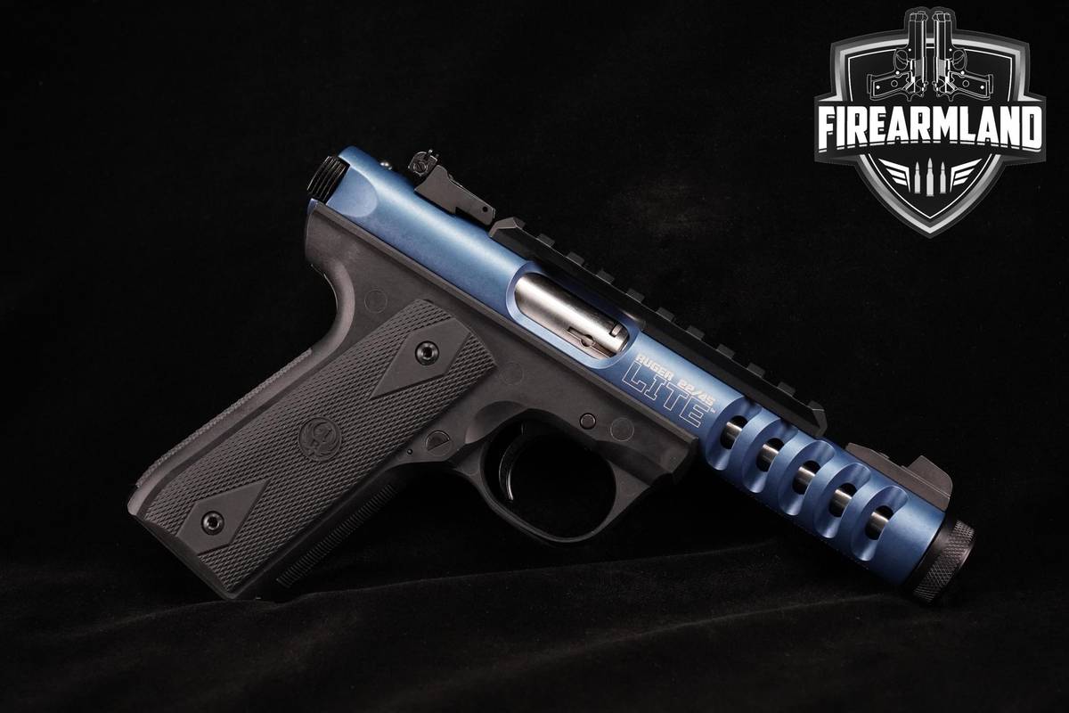 Ruger Mark III 22/45 Lite 22LR 4.4" Anodized Blue MKIII Mark-3 +ORIG CASE