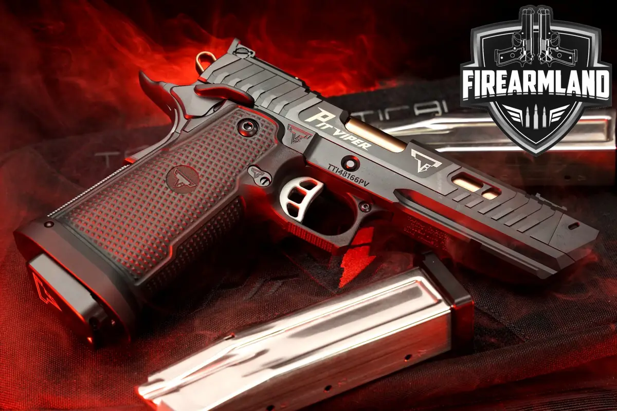 Taran Tactical TTI JW4 Pit Viper COMP 9mm 1911 2011 +3 MAGS & ORIG CASE
