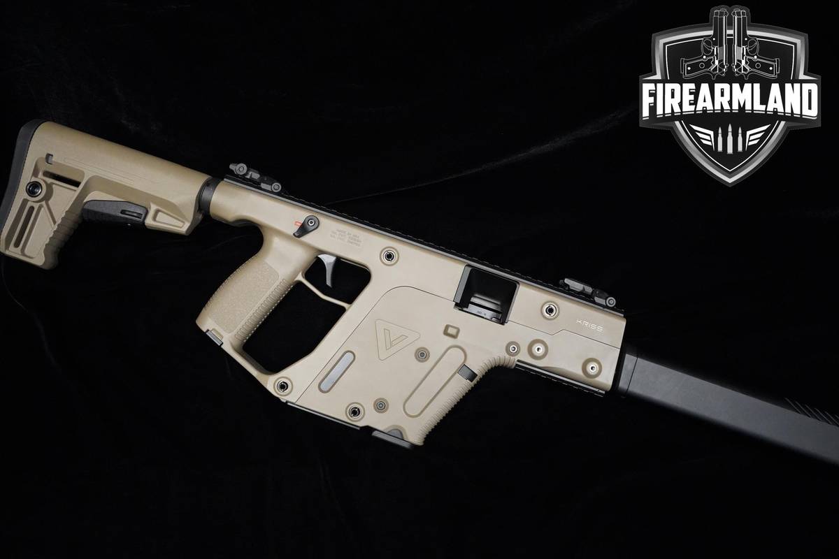 LIKE-NEW KRISS Vector CRB Enhanced 40 S&W 16" FDE KRISS Faux Suppressor