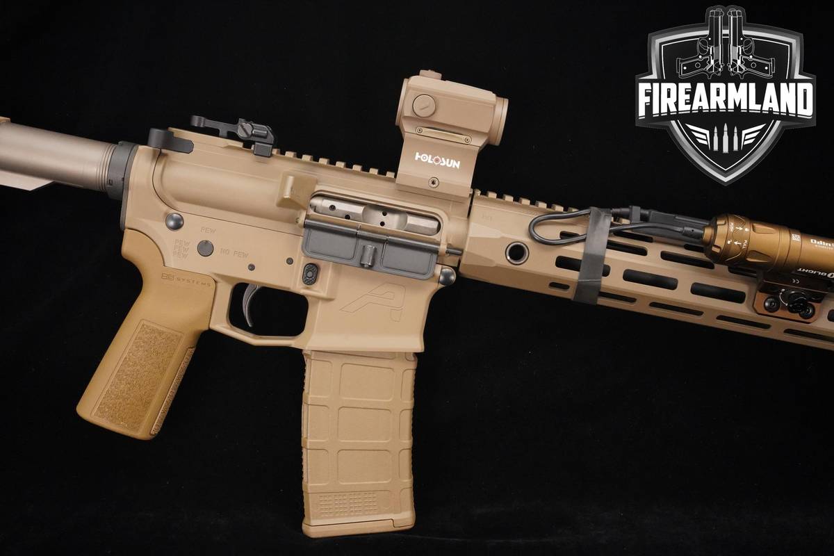 Aero Precision PEW4E1 5.56 NATO AR-15 AR15 10.5" FDE Cerakote +HOLOSUN