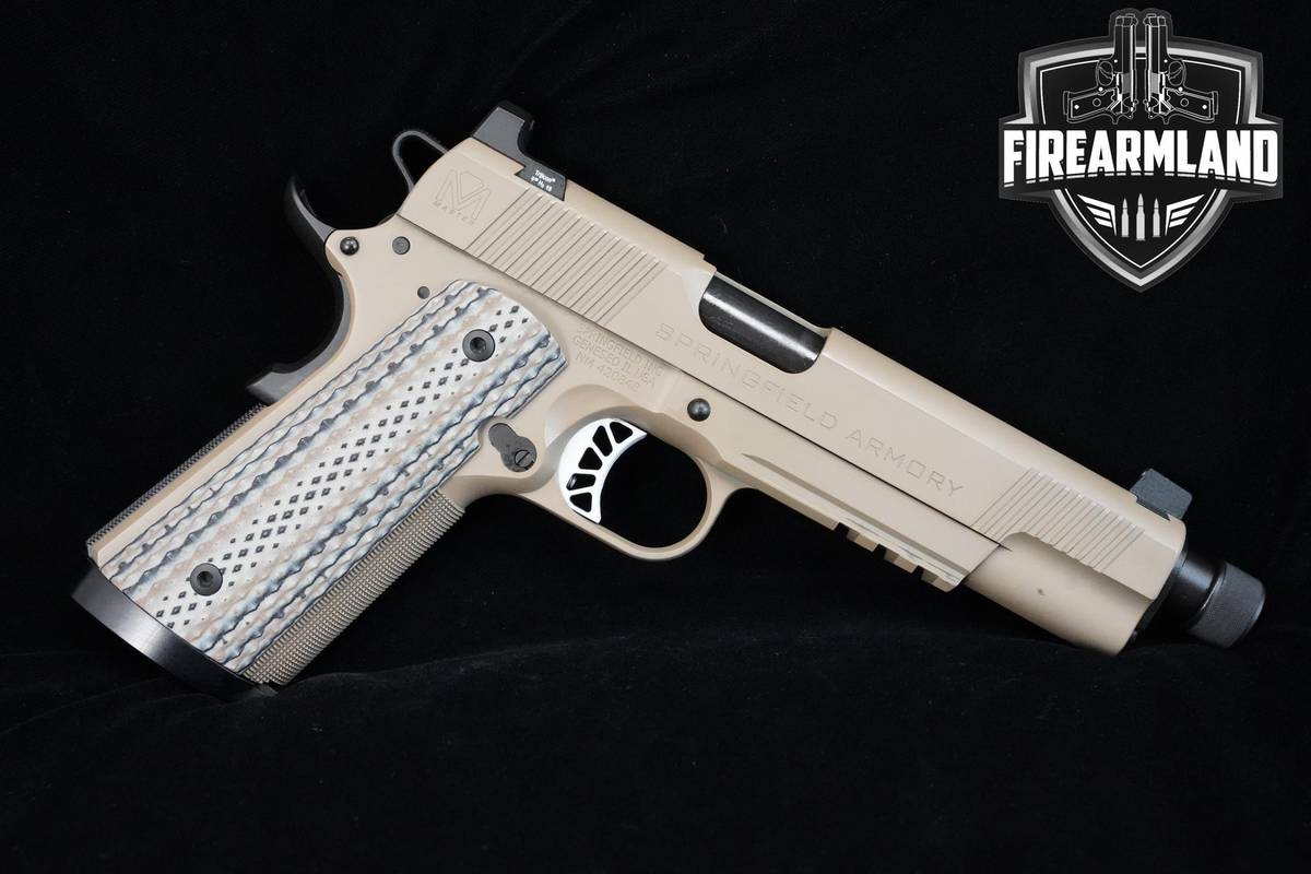 Springfield Armory Master Class Silent Operator 45 ACP 1911 FDE +ORIG CASE