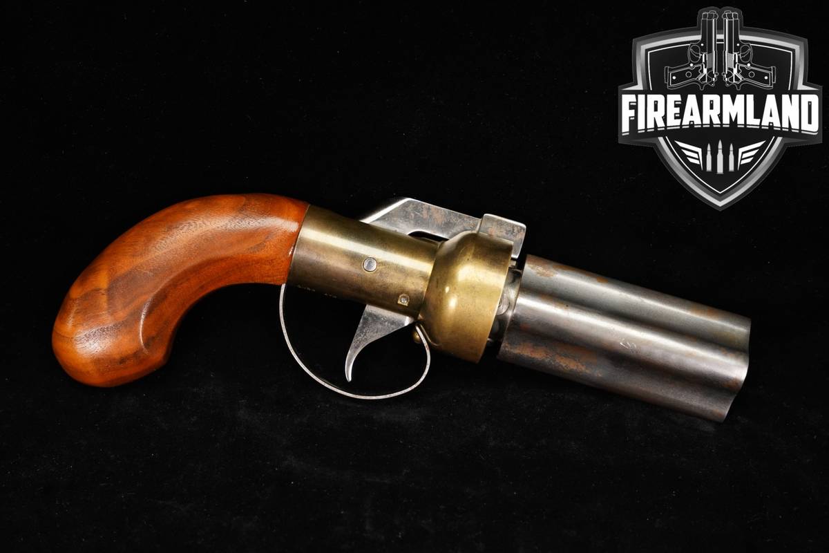 CMC Pepperbox Kit 36 Black Powder 3" Brass Ethan Allen-style