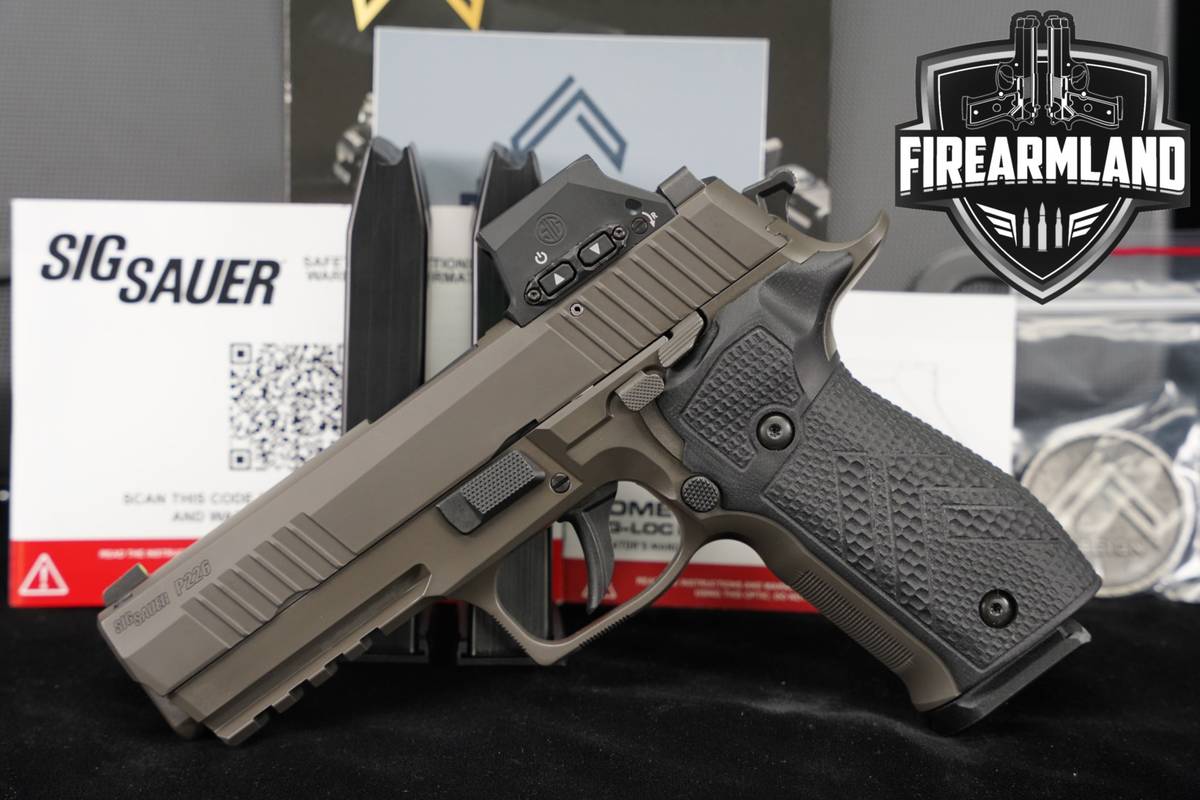 Sig Sauer P226 X-Series Legion 9mm P 226 +3 MAGS, ORIG CASE, ROMEOX OPTICS