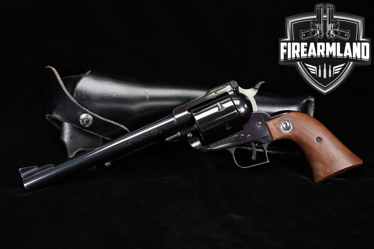 1966 Ruger Super Blackhawk Old Model Three-Screw 44 Magnum 7.5" Blued SAO