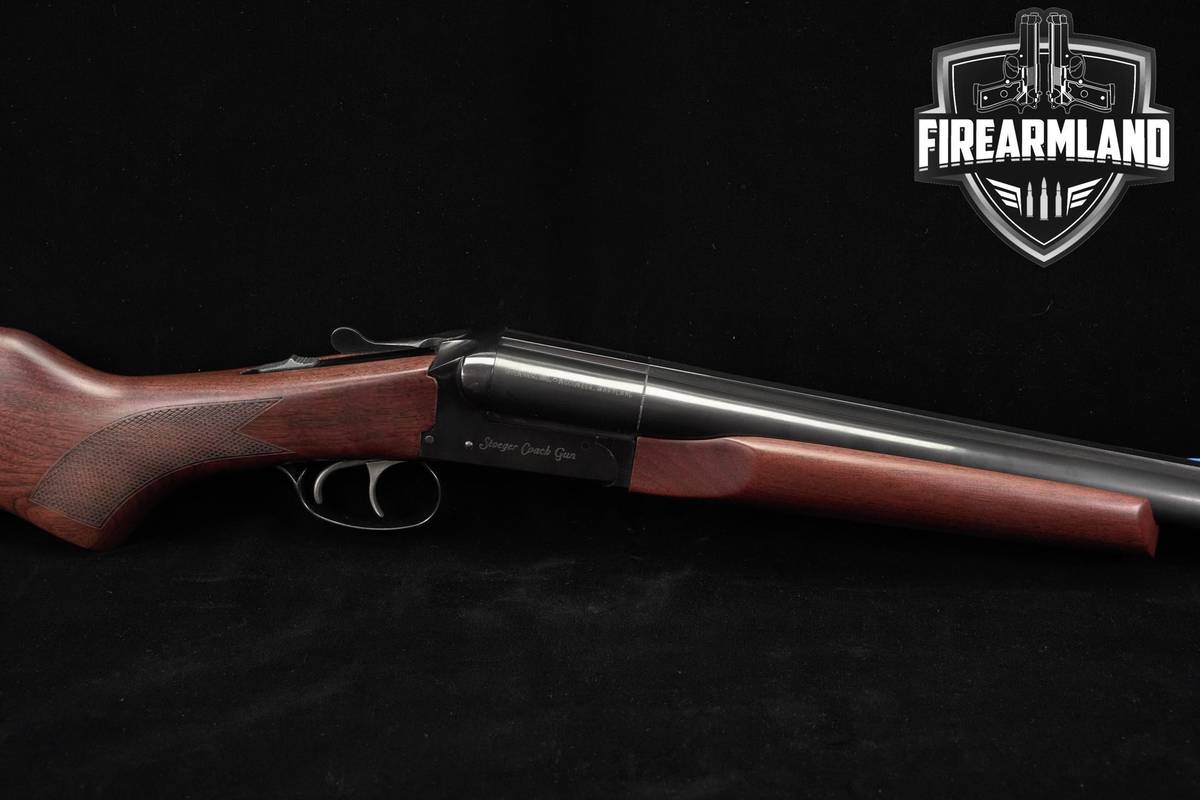 Stoeger Industries Coach Gun 12-Gauge 20" SXS Blued & Walnut +ORIG CASE