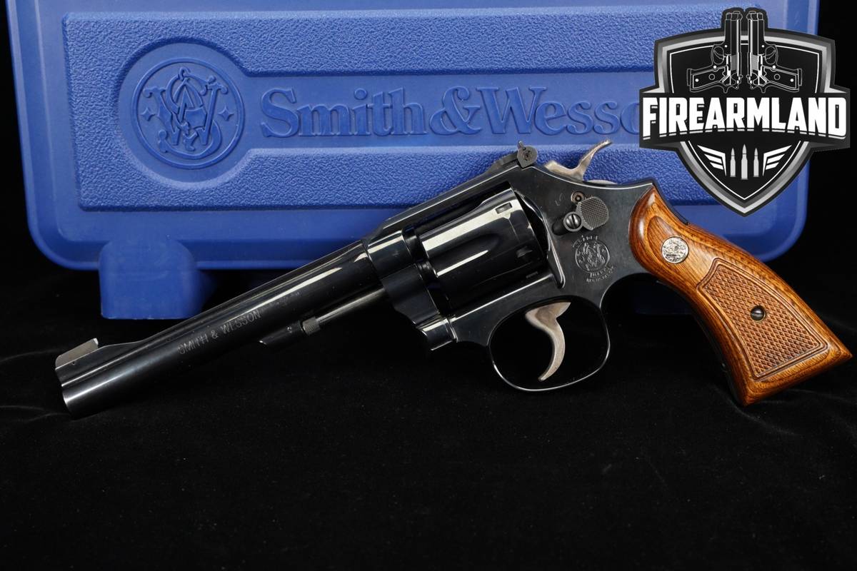 Smith & Wesson Model 17-9 Masterpiece Classic 22LR S&W 6" Blued +ORIG CASE