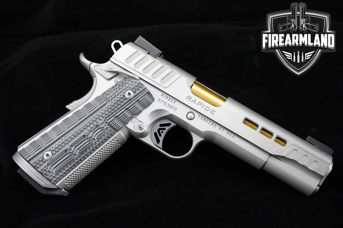 Kimber Rapide Dawn 10mm 1911 5" Kimpro Silver Kimber-Rapide 1911 +ORIG CASE