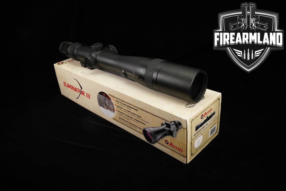 Burris Eliminator III 4-16x50 Laser Rangefinder X96 Reticle SFP MOA E3 E-3