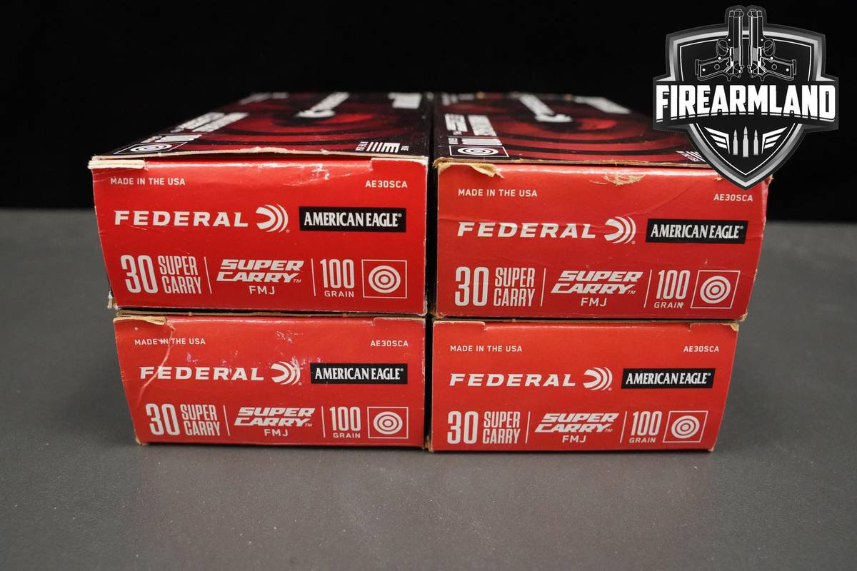 30 Super Carry Ammo 30-Super-Carry Ammunition 200 ROUNDS