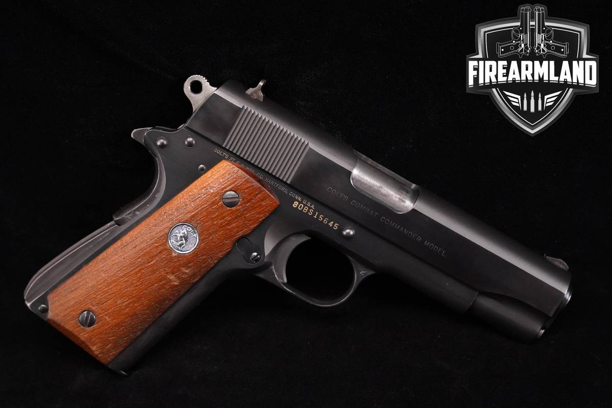 1981 Colt Combat Commander 45 ACP 1911 4.2" Blued Colt M1911 +3MAGS