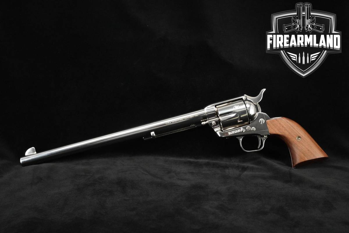 1980 Colt Single Action Army Buntline Special 45-Colt 12" Nickel SAA 1873