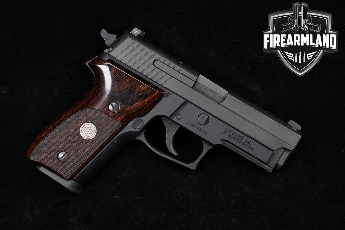 Sig Sauer P229R Nitron Custom Walnut 9mm 3.9" P229 P-229 +4 MAGS & OG CASE