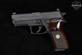 Sig Sauer P229R Nitron Custom Walnut Grip 9mm Luger Black in Very Good Condition Image 5