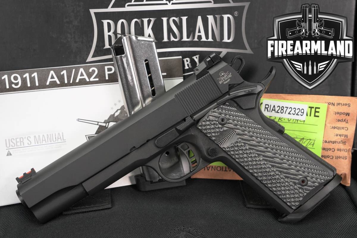 Rock Island Armory RIA M1911 A1 Ultra FS TACT II 2 10mm 1911 5 +TWO MAGS