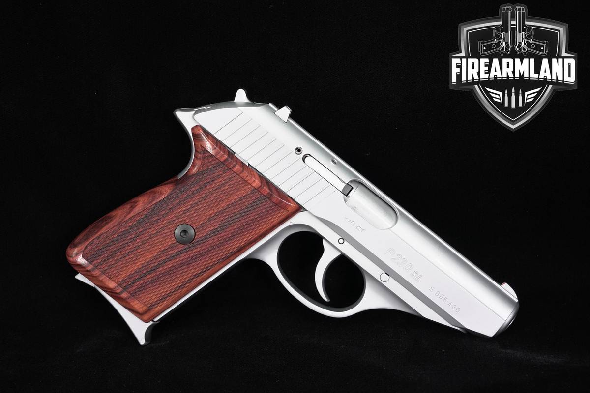 1986 Sig Sauer P230SL 380-ACP 3.6" Stainless P-230 +5 MAGS