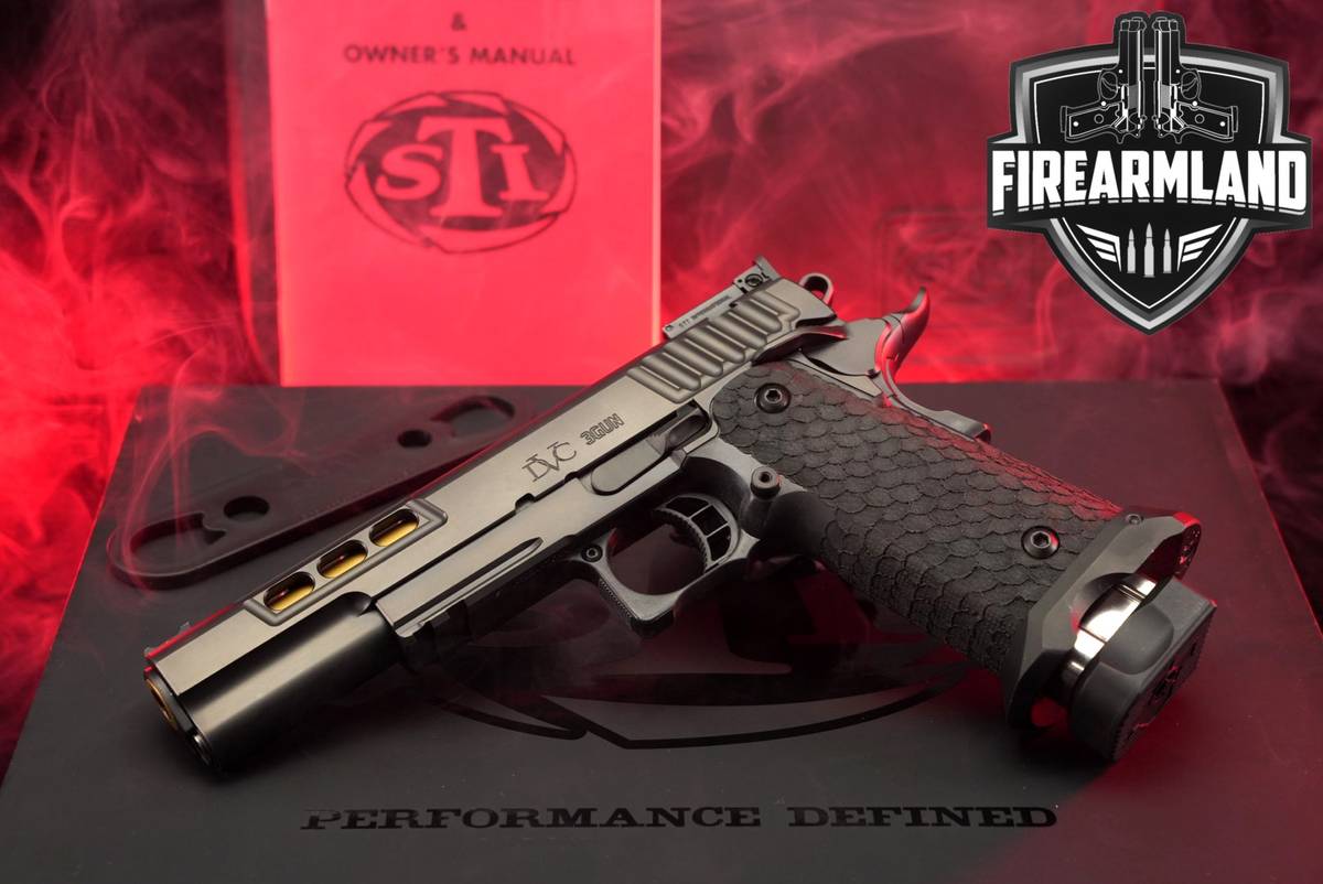 STI DVC 3-GUN 9mm 5.4" Staccato 1911 2011 GOLD TIN BARREL +ORIG BOX