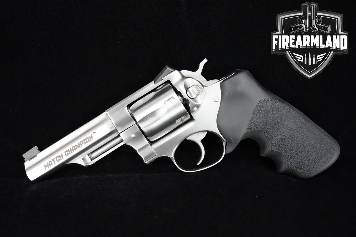 Ruger GP100 Match Champion 357 Magnum  Satin Stainless Ruger-GP 100 DA/SA