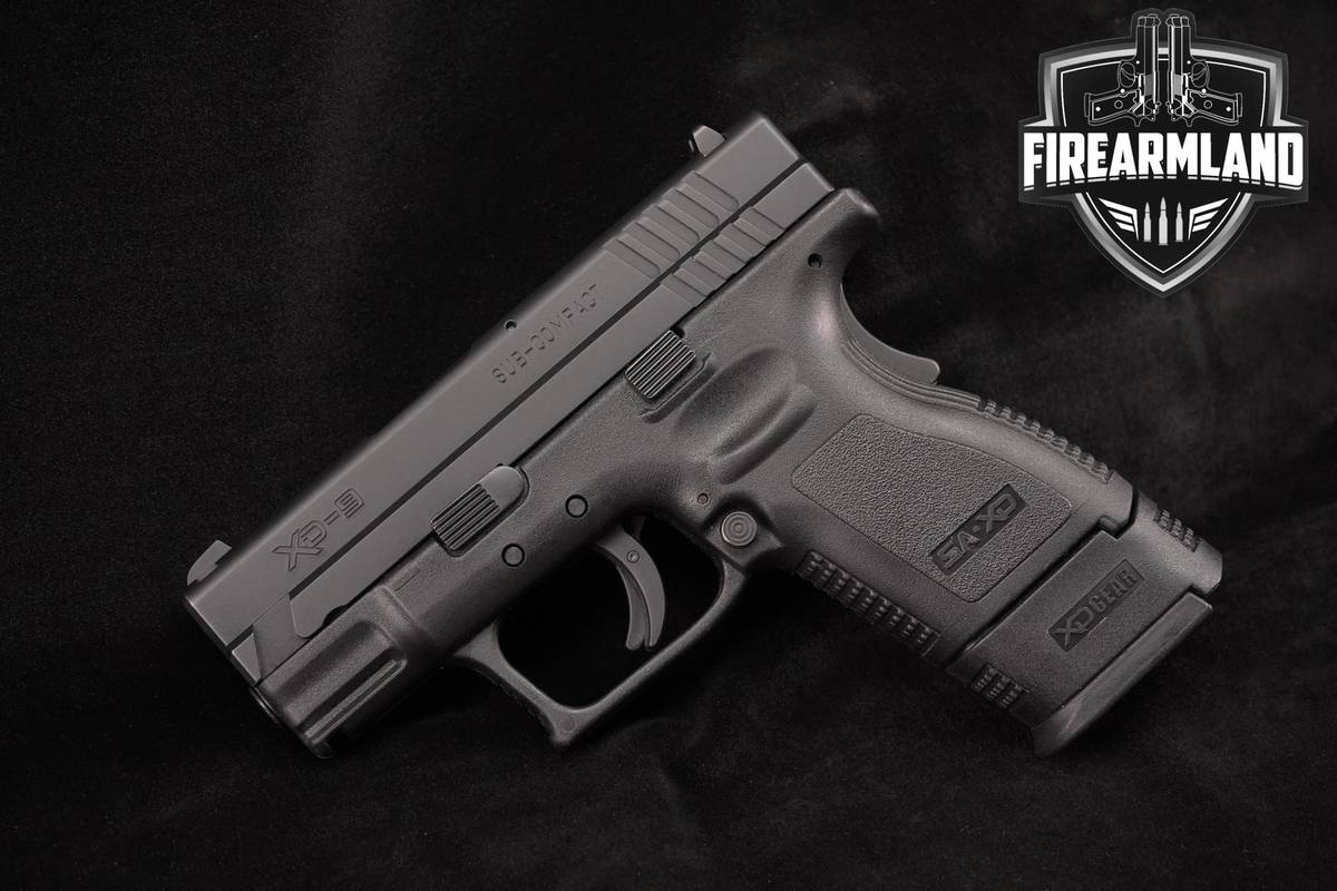 SUB COMPACT! Springfield Armory XD-9 9mm SA XD9 +3 MAGS, CASE & HOLSTER