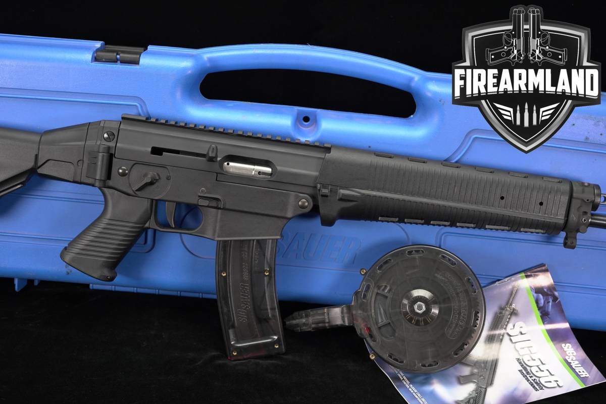 Sig Sauer SIG522 Classic 22LR 16" 552 Collapsible Stock +DRUM MAG