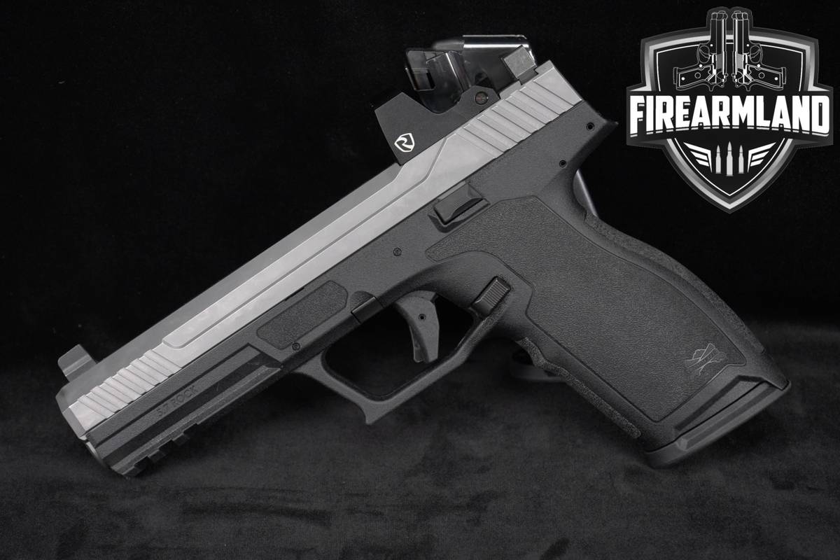 Palmetto State Armory PSA Rock 5.7 5.7x28 4.7" Two-Tone Gray & Black +OPTIC