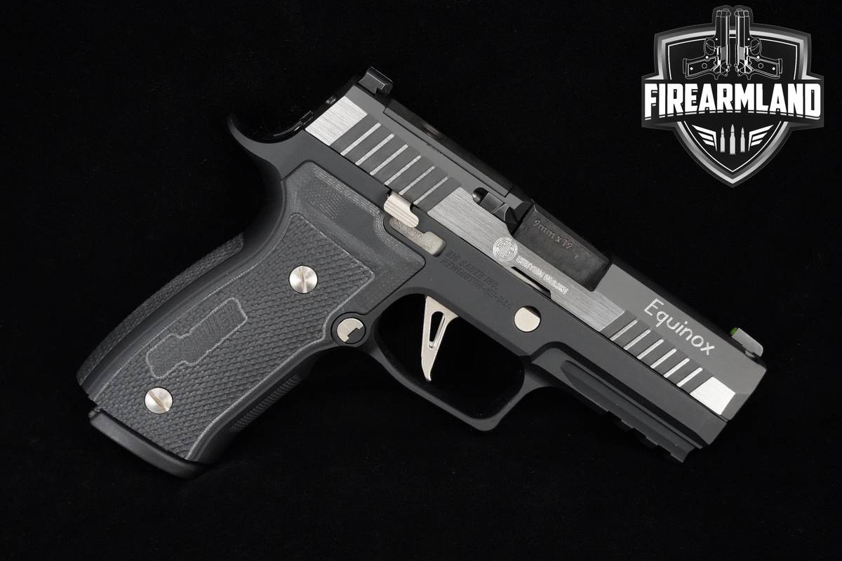 LIKE-NEW Sig Sauer P320 AXG Equinox 9mm Custom Works Sig-Sauer P320 +3 MAGS