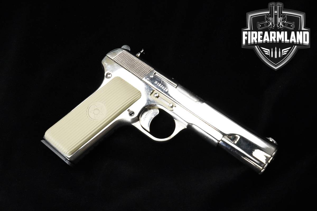 NICKEL 1992 Zastava Arms M57 7.62x25 4.6" Zastava M57 TT TT-33 Tokarev M-57