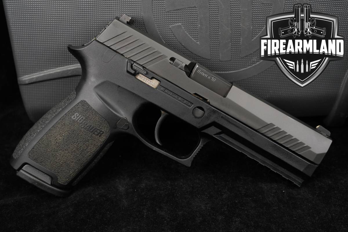 Sig Sauer P320 Full-Size 9mm 4.7 P 320 +3 MAGS, ORIG CASE