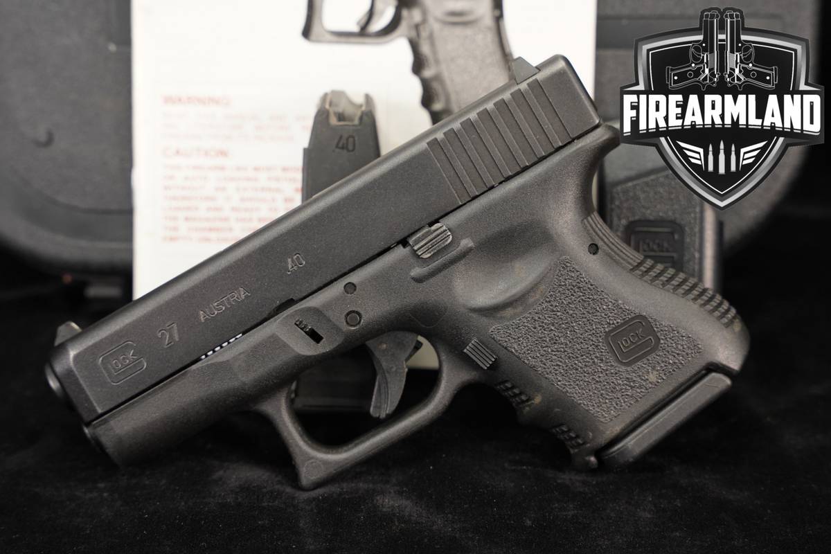 Glock 27 Gen3 G27 Gen 3 40 S&W 3.43 +2 MAGS & ORIG CASE