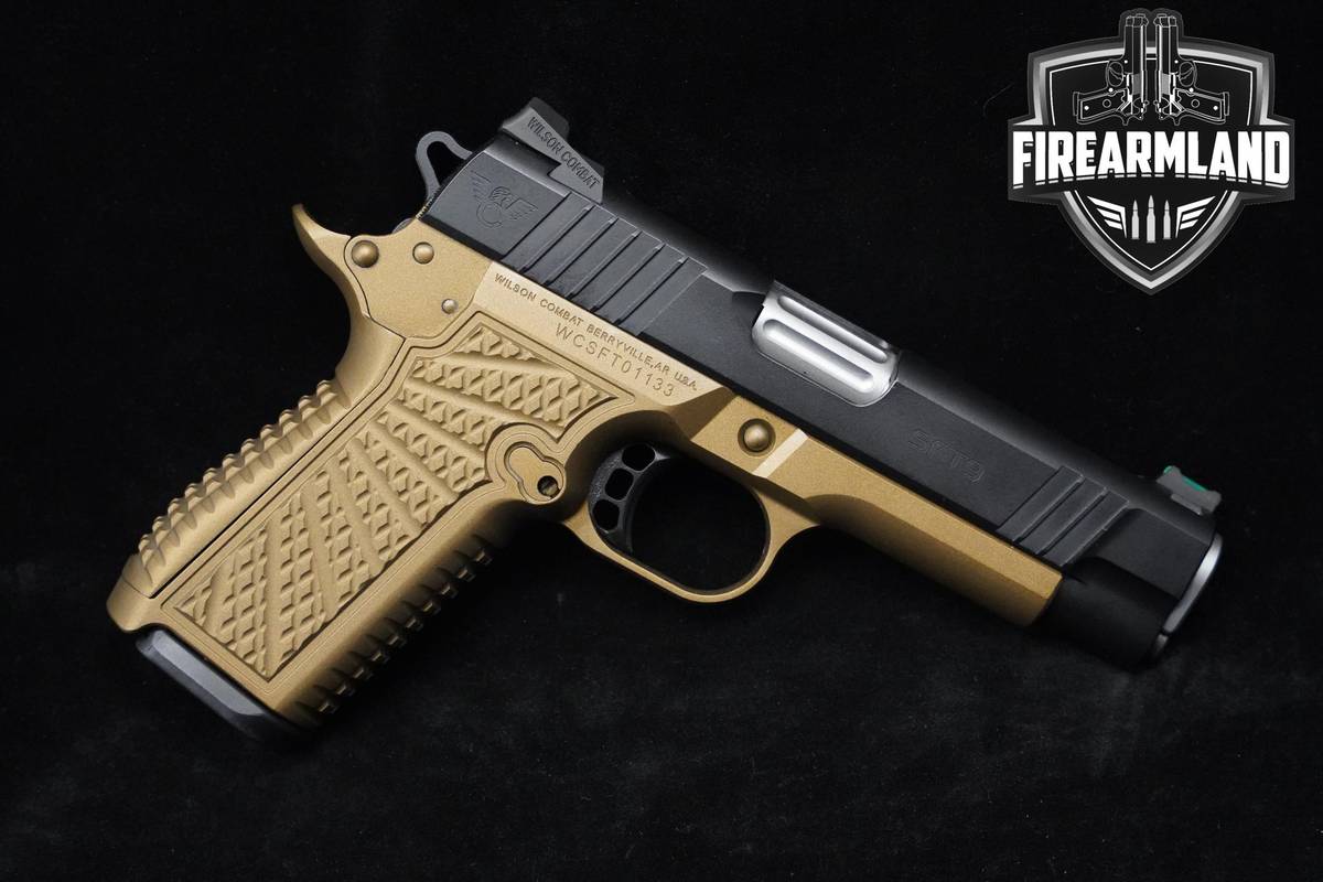 Wilson Combat (WC) SFT9 9mm 1911 Wilson-Combat-SFT-9 1911 +3 MAGS & CASE